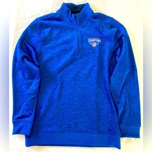 Chicago Cubs MLB 2016 “World Series Champs” Baseball Men’s Pullover NWT Size M